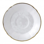 Aves Pearl Tea Saucer Dimensions:  6\ Width
Made in England
Fine Bone China
22 Carat Gold

Dishwasher safe, although handwashing is advisable
Not suitable for microwave use